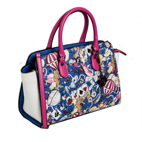 Borsa donna Y Not - Las Vegas 001 bauletto blu