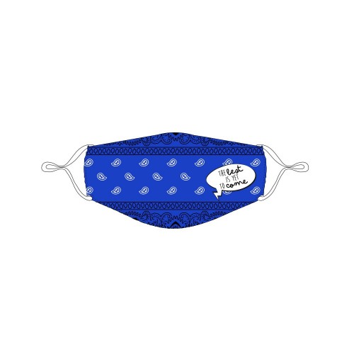 Mascherina facciale le Pandorine Mask BEST Bandana Blue