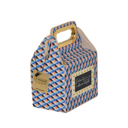 Borsetta le pandorine Marrakech Me pattern blu