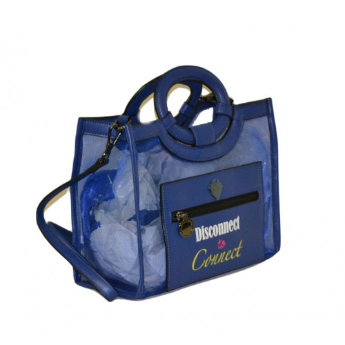 Borsa Le Pandorine blu disconnect