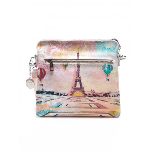 Borsa Y NOT Parigi pink Pop 402SO in saldo