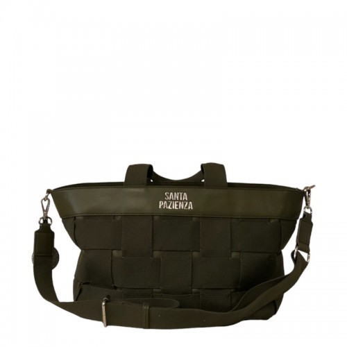 Borsa Le Pandorine CARGO INTERLACE ARMY GREEN