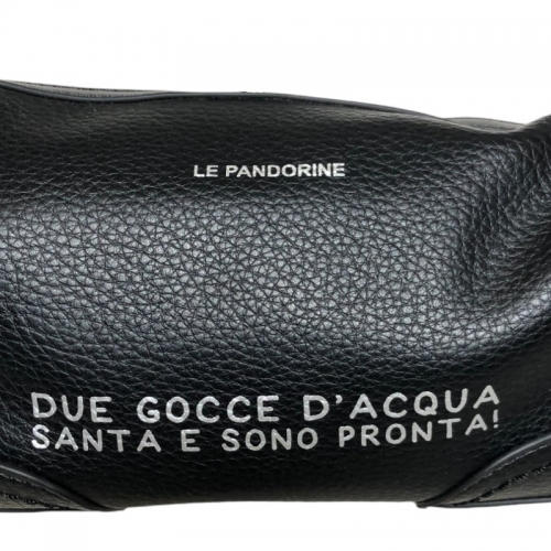 Nuova collezione Borsa BAGUETTE Le Pandorine ADELINE BLACK Autunno-Inverno 2024-2025