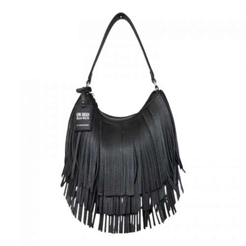 Borsetta Le Pandorine FRINGE MINI BLACK Autunno-inverno 2024-2025