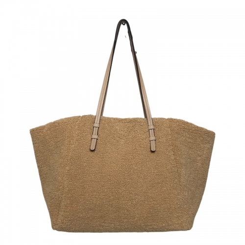 Borsa Le Pandorine MANILA TEDDY NATURAL Nuova collezione Autunno-Inverno 2024/2025