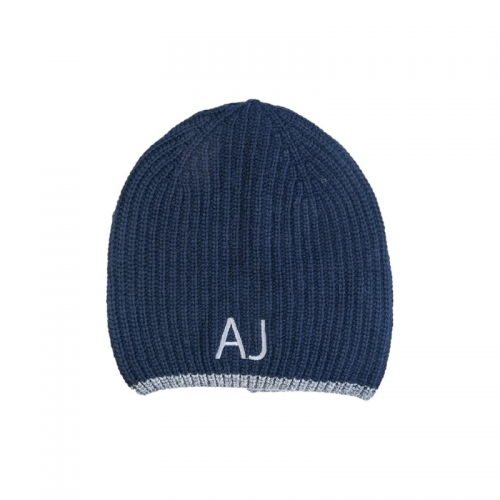 Sciarpa e cappello Armani Jeans blue graphite nuova collezione